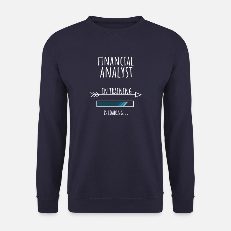 Financial Analyst in Ausbildung Beruf Geschenk - Unisex Pullover - Navy
