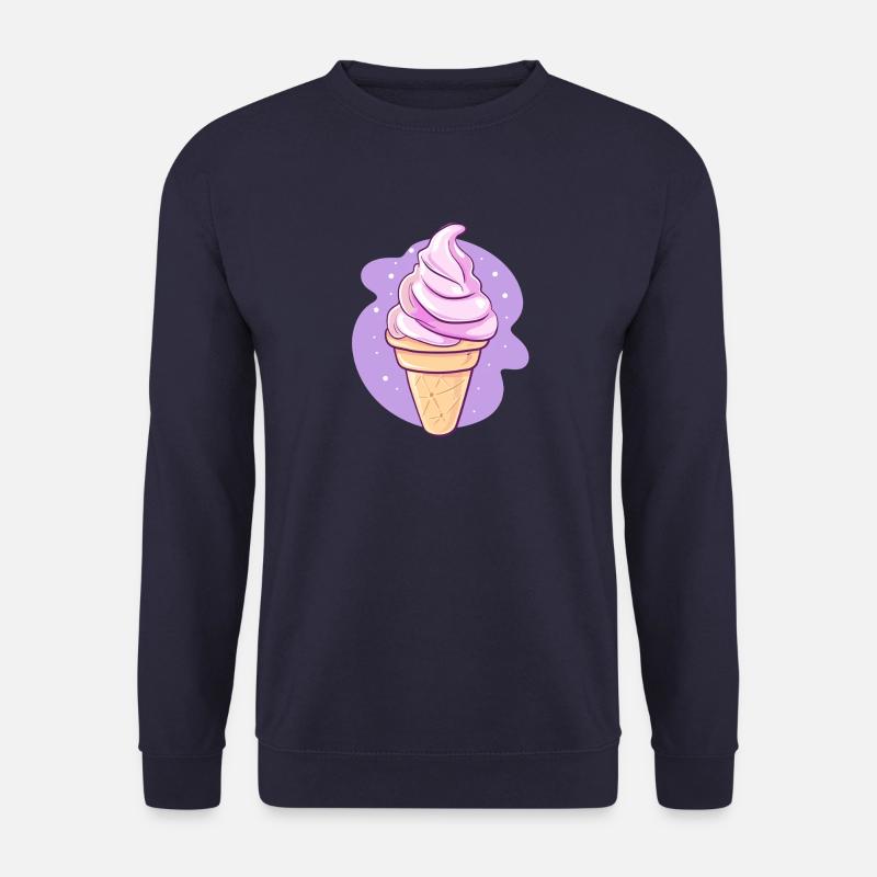 Pinkes Softeis - Unisex Pullover - Navy