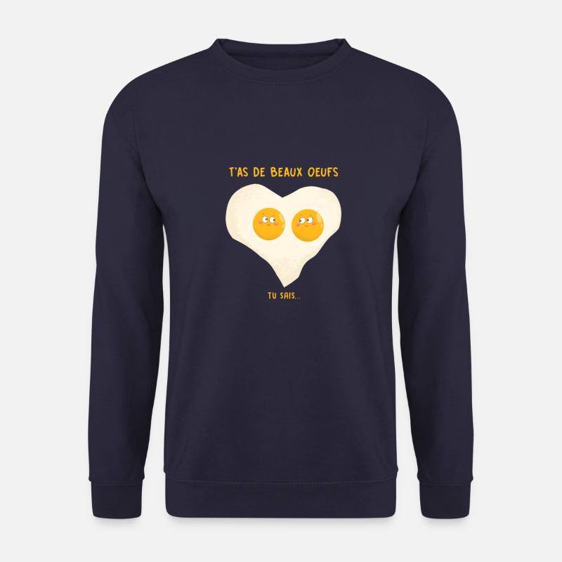 eggs in love - Unisex Sweatshirt - navy