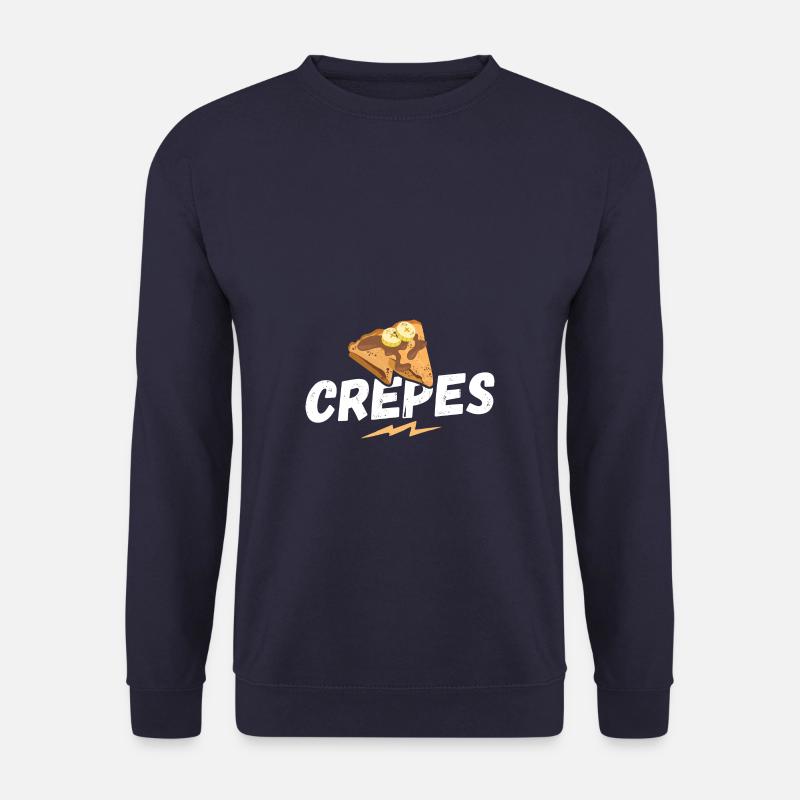 Crepes, Backen, Eierkuchen, Pfannkuchen - Unisex Pullover - Navy