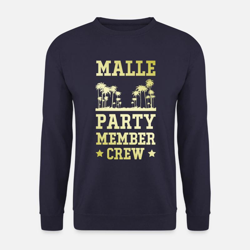 Malle Party Crew - Unisex Pullover - Navy