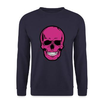 Totenkopf - Unisex Pullover - Navy - Vorne - Alina (178cm) & Michal (187cm)