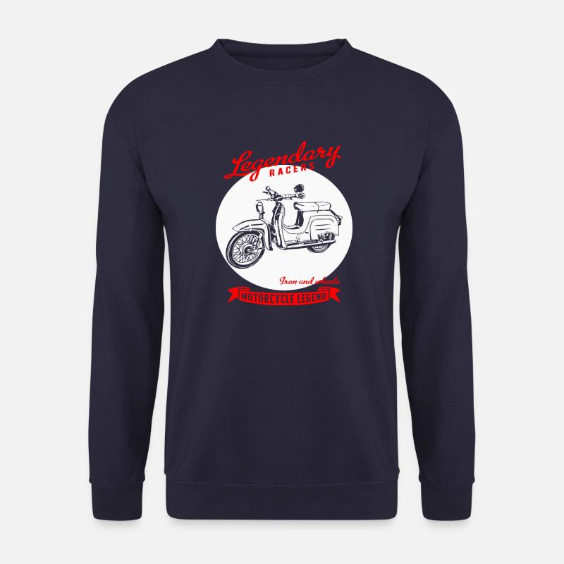 Simson Schwalbe Moped GDR - Unisex Sweatshirt - navy