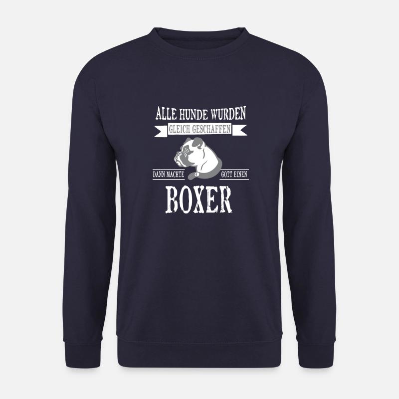 Alle Hunde Boxer - Unisex Pullover - Navy