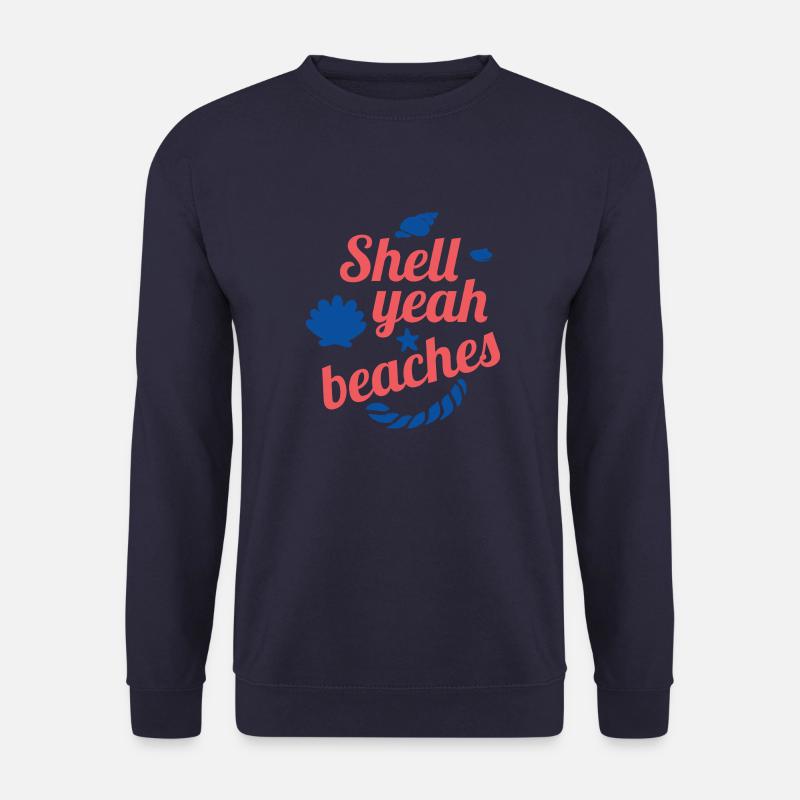 Shell yeah beaches - Unisex Sweatshirt - navy