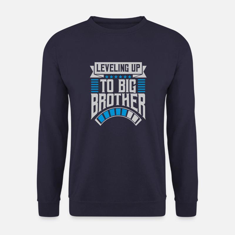 Leveling up big brother - Unisex Pullover - Navy