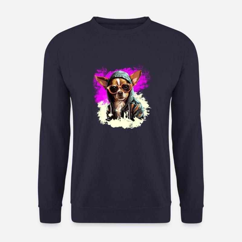 Chihuahua-Regel: Das Stadtbild bestimmen - Unisex Pullover - Navy