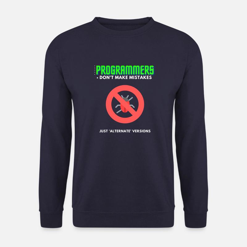 Programmer Debugging T-Shirt Men's - Unisex Sweatshirt - navy