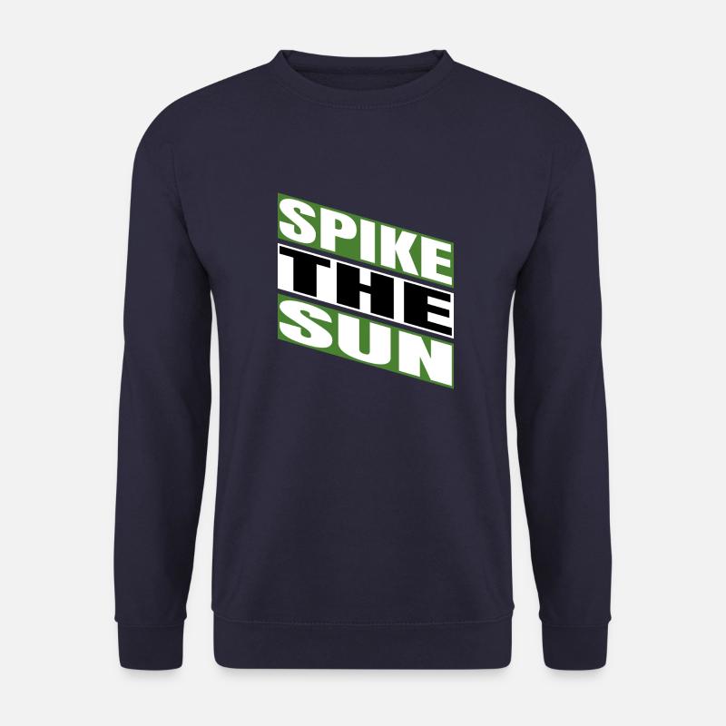 beach volleyball techniques - Unisex Pullover - Navy
