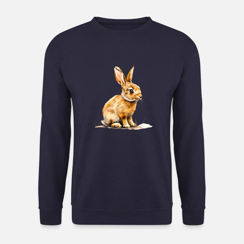 Feldhase oder Kaninchen? - Unisex Pullover - Navy