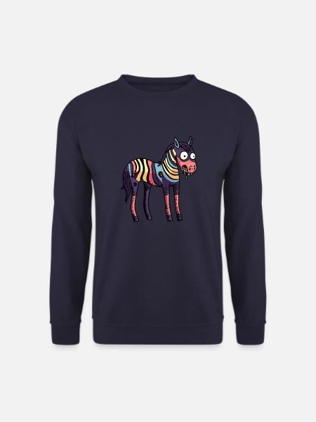 Pferd Halloween Tier - Unisex Pullover - Navy