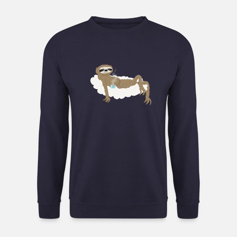 Faultier_auf_Wolke - Unisex Pullover - Navy