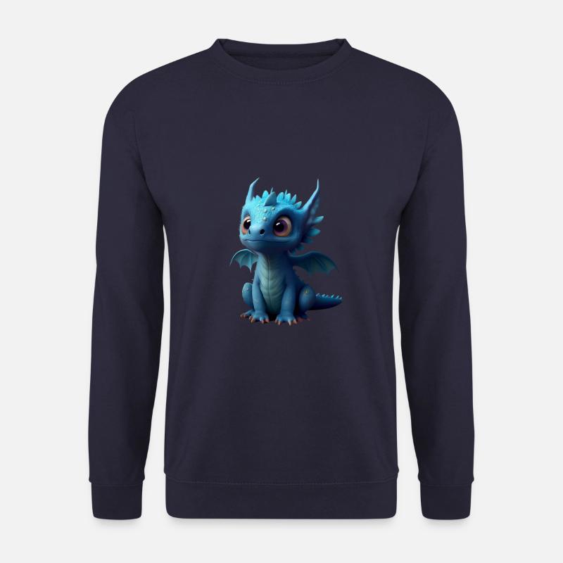 Kleiner Süßer Drache 6 - Unisex Pullover - Navy