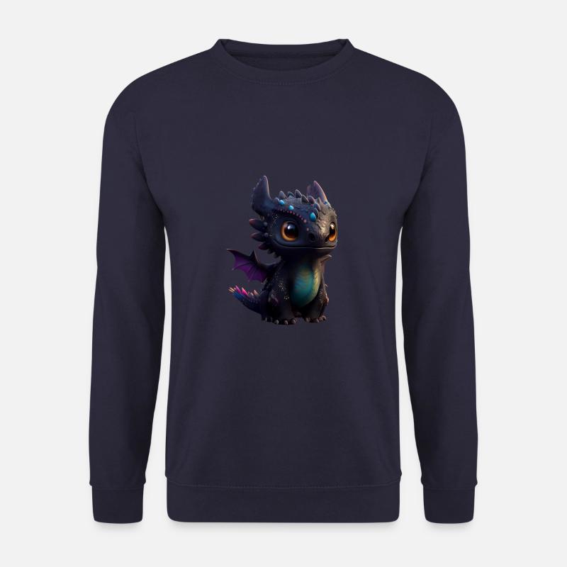 Kleiner Süßer Drache 7 - Unisex Pullover - Navy