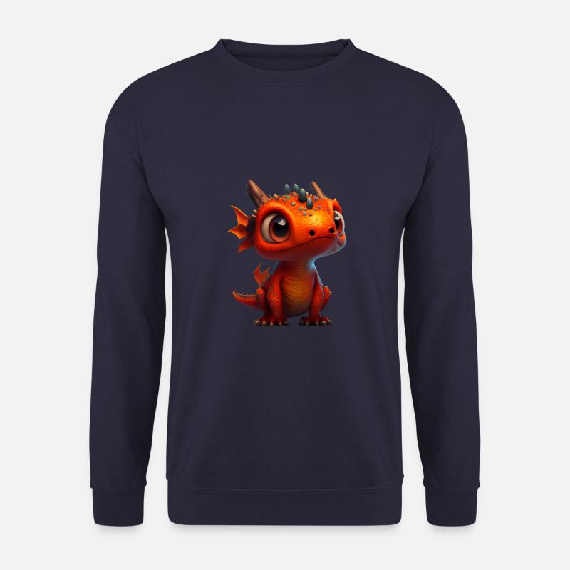 Little Cute Dragon 9 - Unisex Sweatshirt - navy