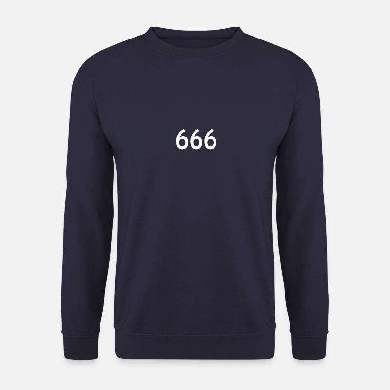 Devil number 666 - Unisex Sweatshirt - navy