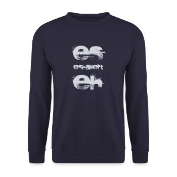 ça s’intensifie de toute façon - Sweat-shirt Unisexe - marine - Devant - Alina (178cm) & Michal (187cm)