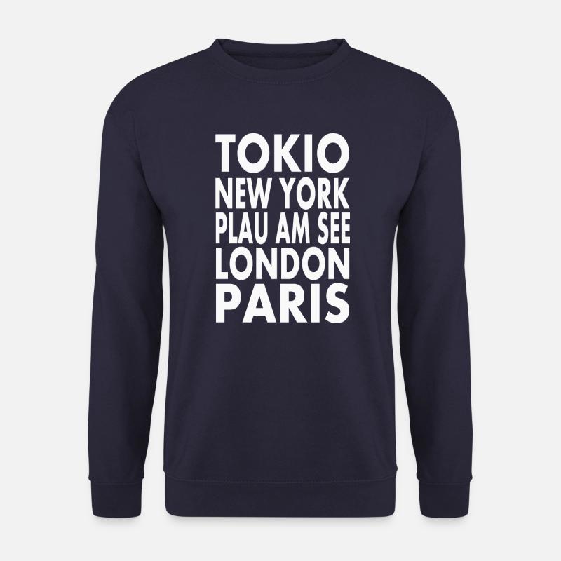 Plau am See Mecklenburg-Vorpommern Heimat Geschenk - Unisex Pullover - Navy