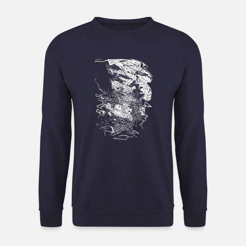 Abstrakt - Unisex Pullover - Navy