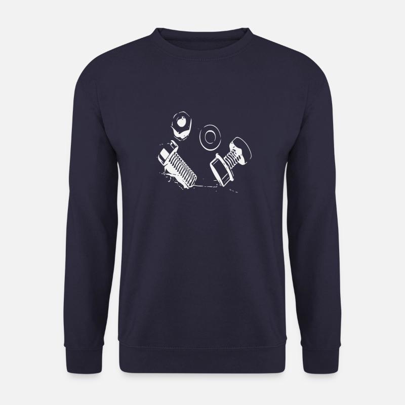 Schrauben und Muttern - Unisex Pullover - Navy