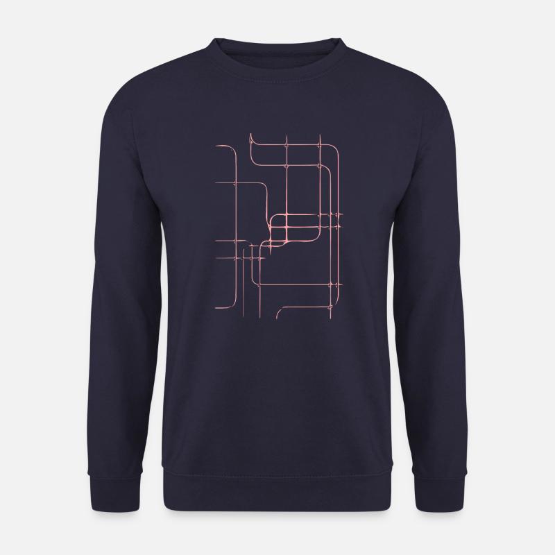 abstract - Unisex Sweatshirt - navy