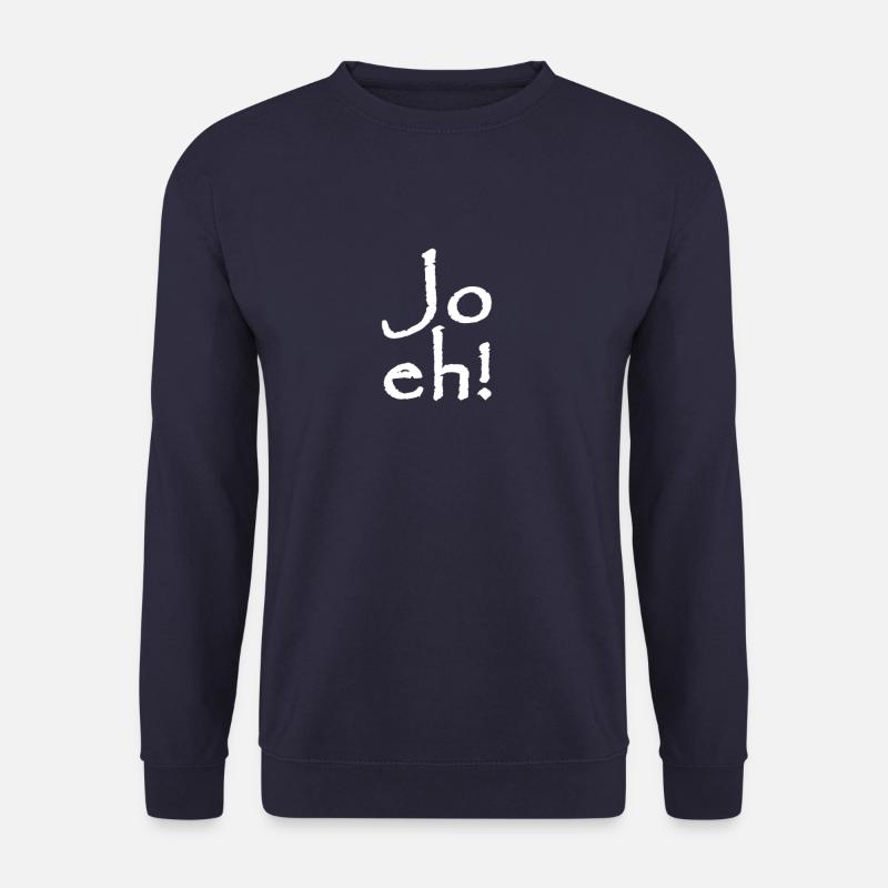 Jo eh! | Weiß - Unisex Pullover - Navy