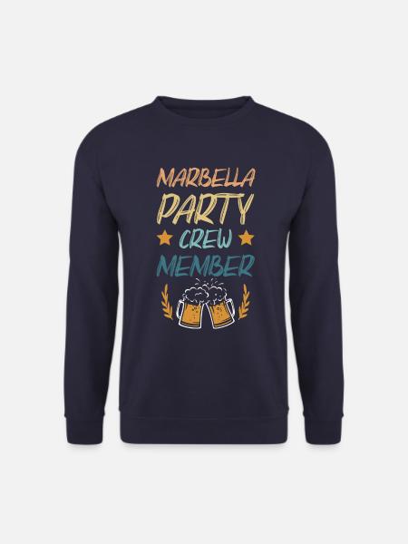 Marbella Party Crew - Sweat-shirt Unisexe - marine