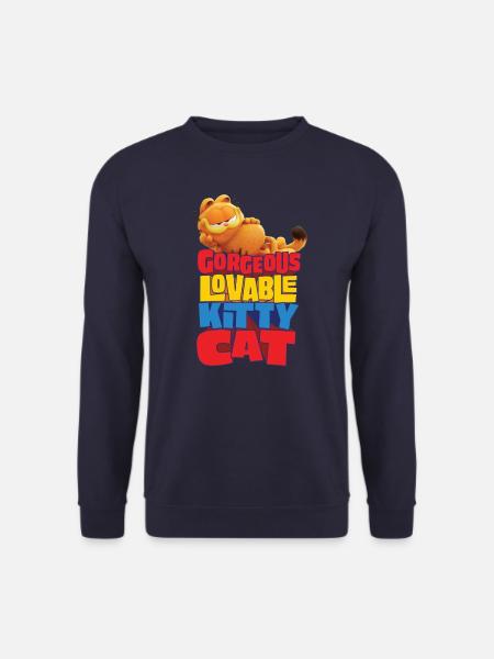 The Garfield Movie Gorgeous, Lovable Kitty Cat - Unisex Sweatshirt - navy