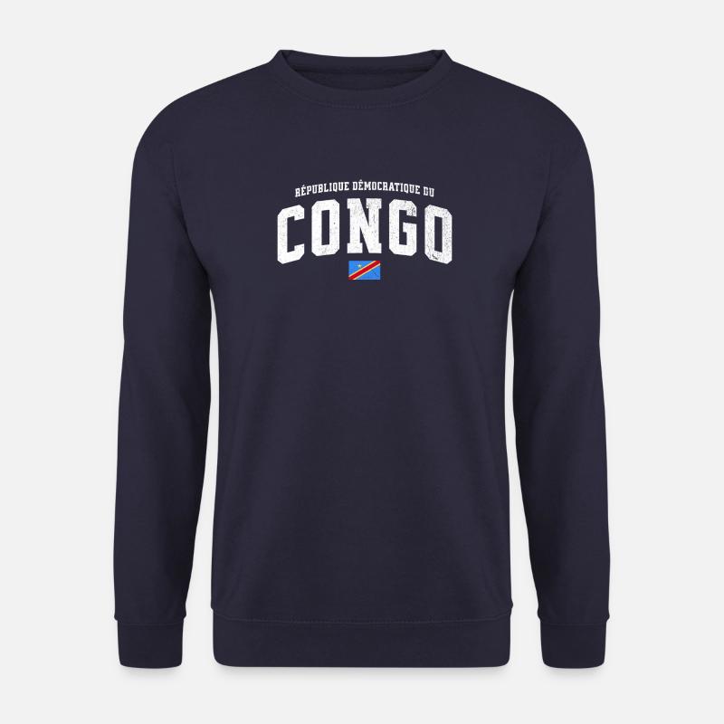 République Démocratique Du Congo - Unisex Sweatshirt - navy