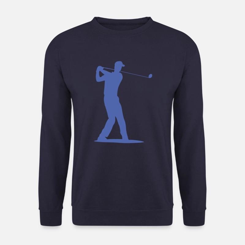 Silhouette de golfeur - Tee Golf - Sweat-shirt Unisexe - marine