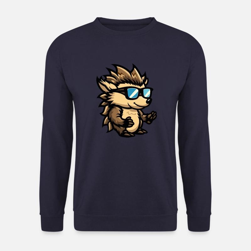 Hedgehog Cool Comic - Unisex Sweatshirt - navy