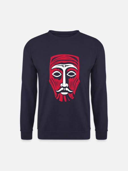 Masque de solitude - Sweat-shirt Unisexe - marine