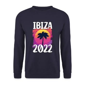 Ibiza 2022 - Unisex Pullover - Navy - Vorne - Alina (178cm) & Michal (187cm)