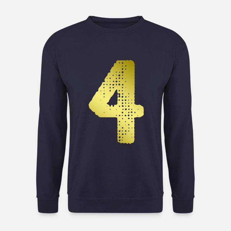 Maillot 4 numéros - Sweat-shirt Unisexe - marine