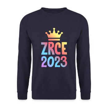 Zrce 2023 Krone - Unisex Pullover - Navy - Vorne - Alina (178cm) & Michal (187cm)