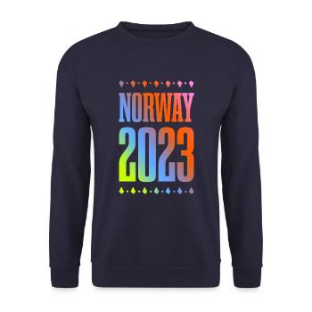 Norway 2023 - Unisex Pullover - Navy - Vorne - Alina (178cm) & Michal (187cm)
