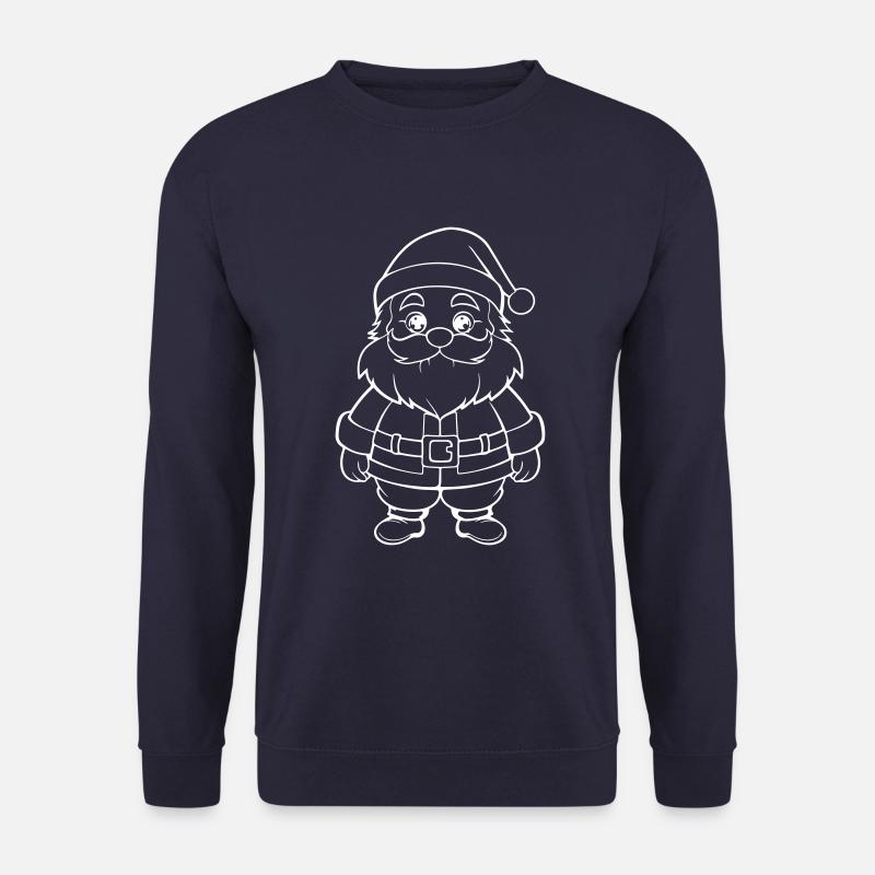 Weinachtsmann Comic - Unisex Pullover - Navy