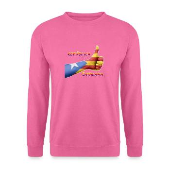 SI République Catalane - Sweat-shirt Unisexe - rose - Devant