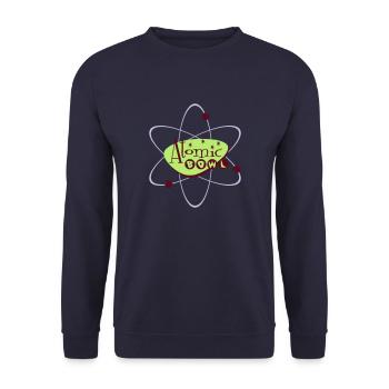 Atomic Bowl - Unisex Pullover - Navy - Vorne - Alina (178cm) & Michal (187cm)
