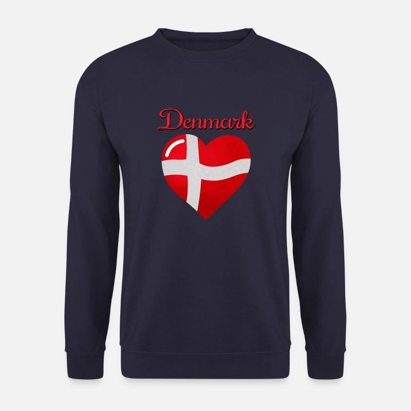 Drapeau du Danemark - Sweat-shirt Unisexe - marine