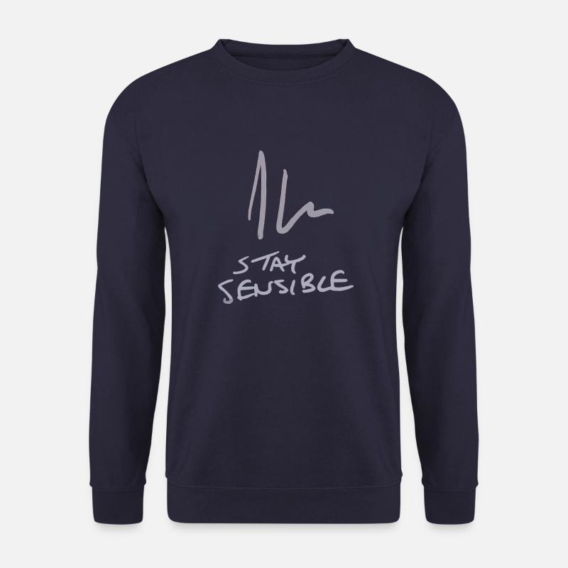 Jon Hare "Stay Sensible" - Unisex Sweatshirt - navy