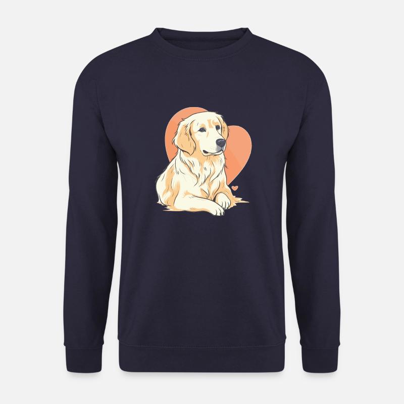 Golden Retriever - Unisex Pullover - Navy