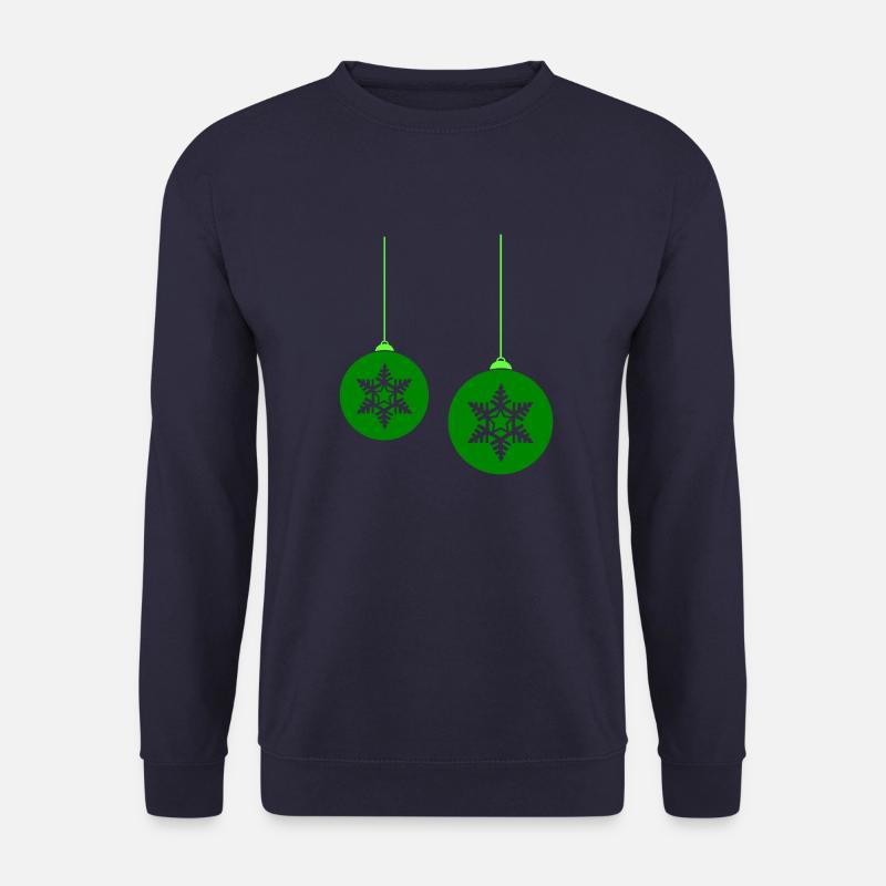 weihnachtskugel stern 2 - Unisex Pullover - Navy