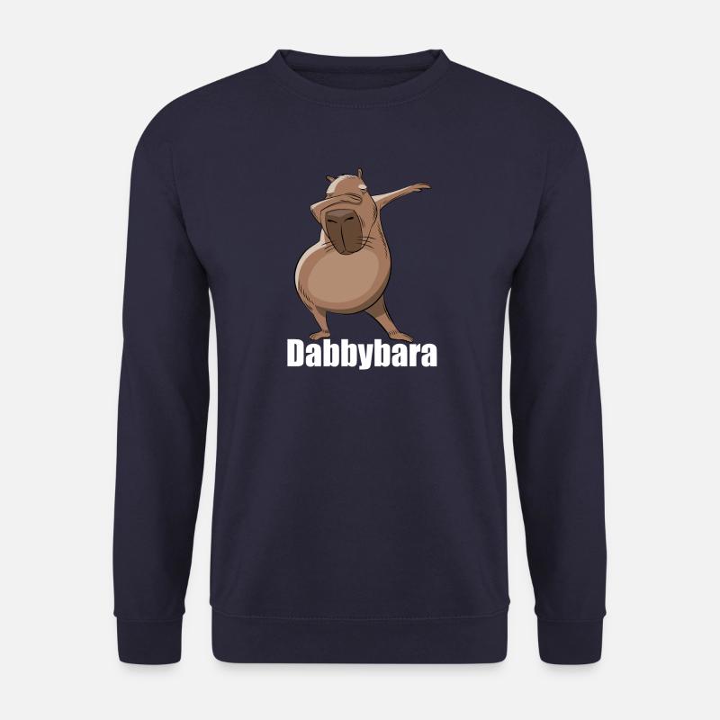 Dabbybara - Capybara dabbing - Unisex Pullover - Navy