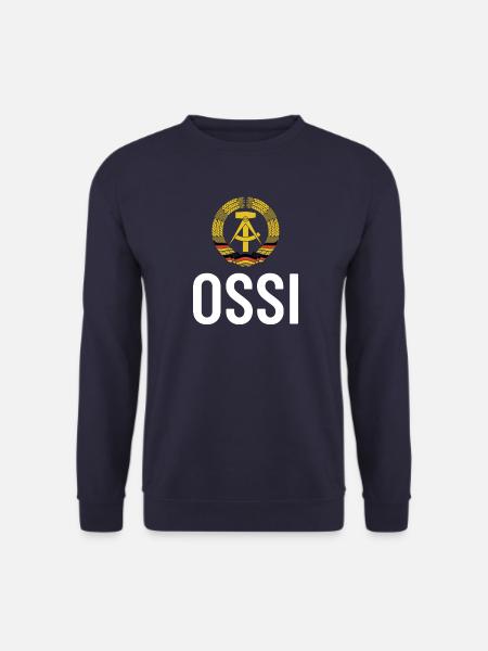 DDR Wappen, Osten, Ossi Geschenk - Unisex Pullover - Navy