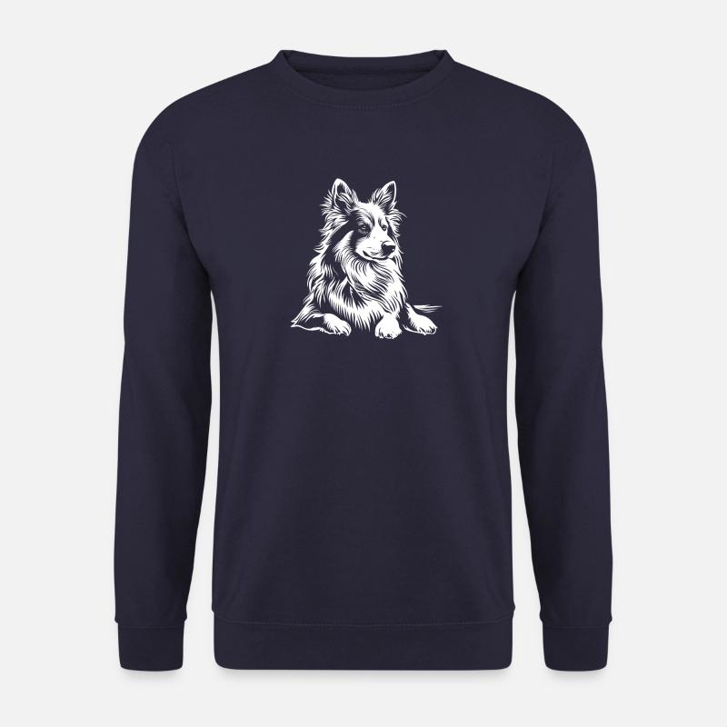 Sheltie - Hunde Fan - Unisex Pullover - Navy
