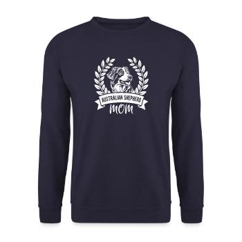 Maman berger australien - Propriétaire de chien - Sweat-shirt Unisexe - marine - Devant - Alina (178cm) & Michal (187cm)