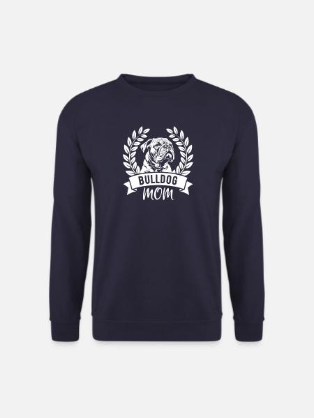 Bulldog Mom - Hundebesitzerin - Unisex Pullover - Navy