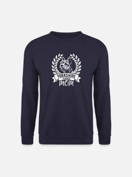 Yorkshire Terrier Mom - Hundebesitzerin - Unisex Pullover - Navy