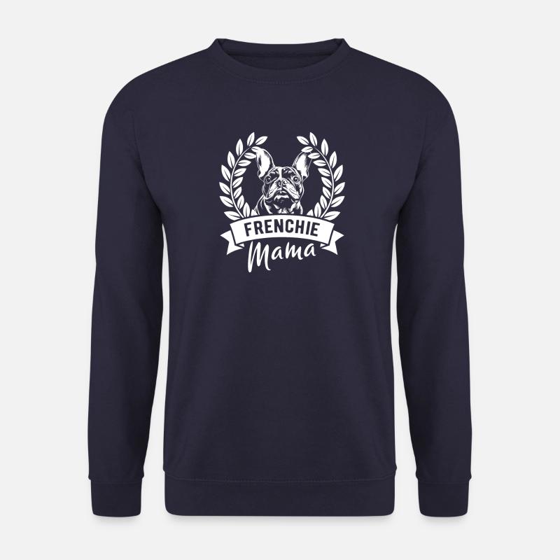 Frenchie Mama - Hundebesitzerin - Unisex Pullover - Navy